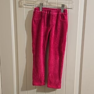 Girl Confidential Vibrant Pink Corduroy Trousers Pants Kids Children Size 4